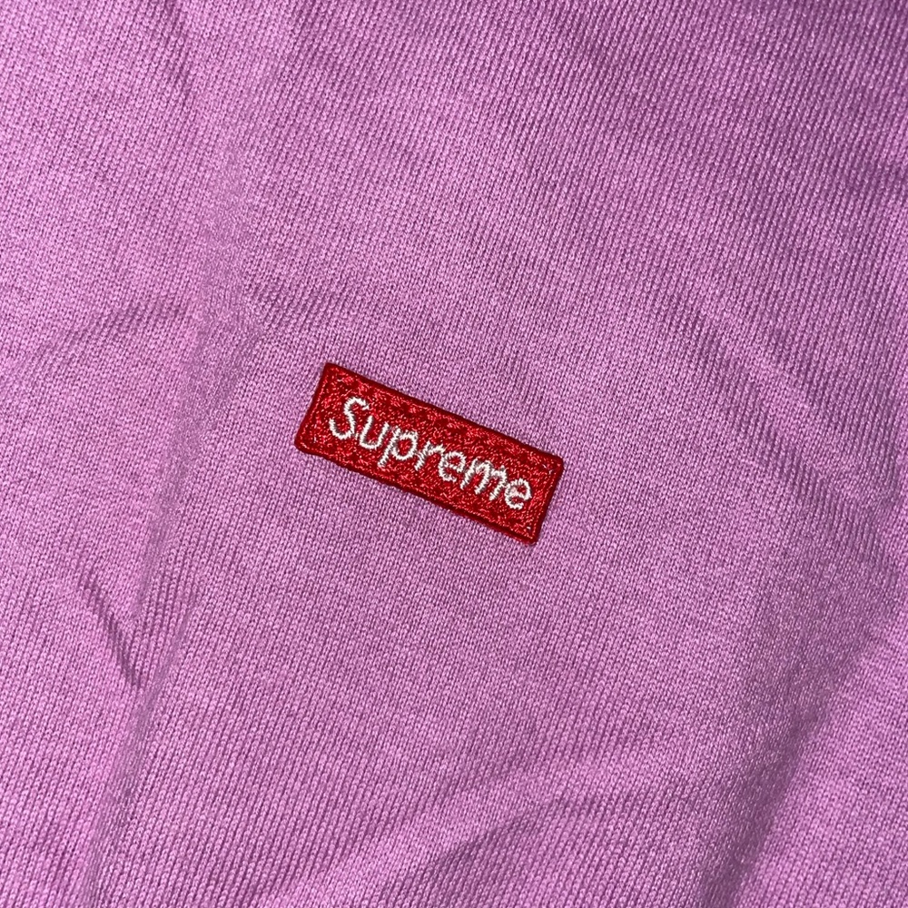 Supreme box logo tshirt lilac